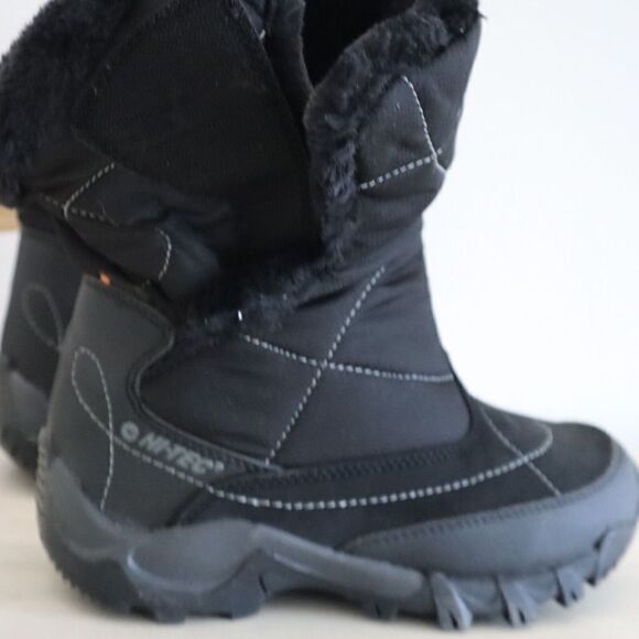 Hi-Tec HS13G Women's Sz 6 Black/Charcoal Abisko 200 WP WOS Faux Fur Lined Boots - Picture 11 of 15